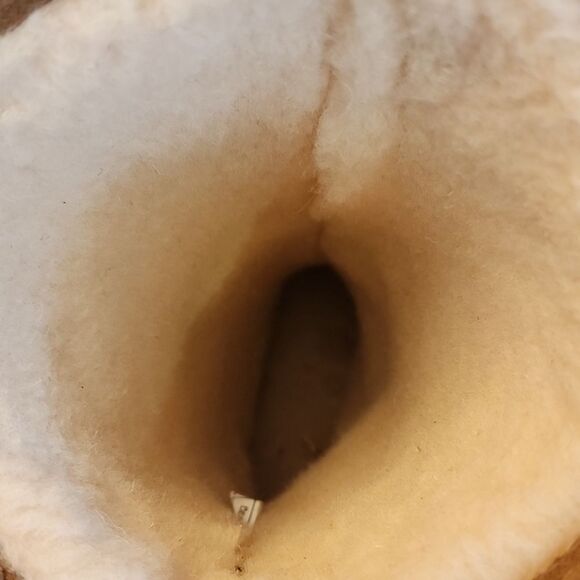 BEARPAW Women's Phylly Tall 11" Shearling Boots Wool Inside Corset Backs  - Picture 4 of 7